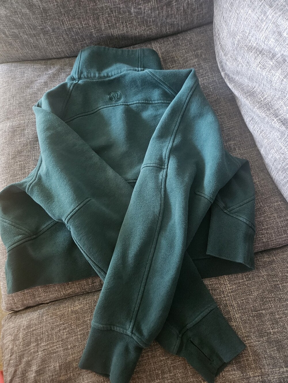 Lululemon Scuba Oversized Full Zip Hoodie in Green Jasper. Xs/S - Picture 8 of 9